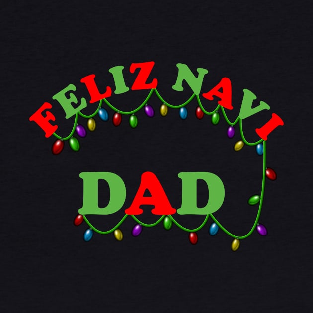 Feliz Navidad Festive Christmas Pun Design by Brobocop